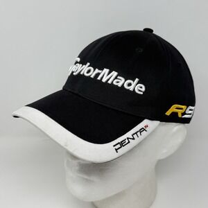TaylorMade Sergio Garcia Adidas Penta R9 Hat Cap Men's L/XL Flex Fit Black White